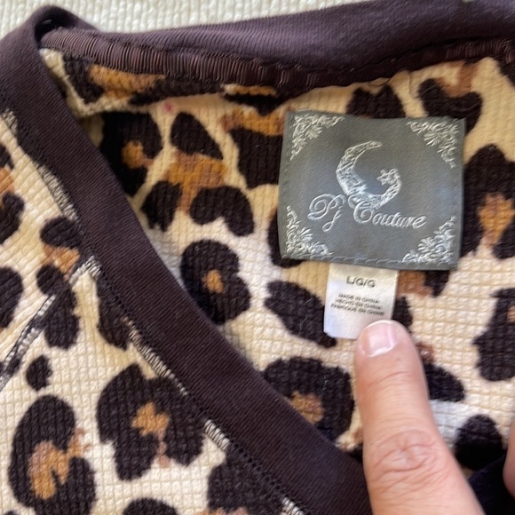 PJ Couture 2PC Leopard Print Set. P/5/A1313 - Picture 6 of 10